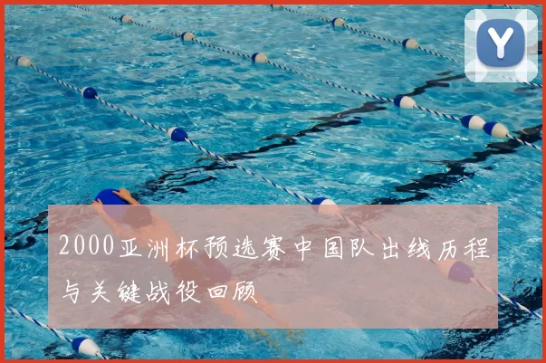 2000亚洲杯预选赛中国队出线历程与关键战役回顾